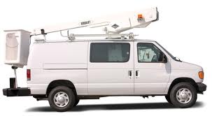 Cargo Work Van Bucket Truck